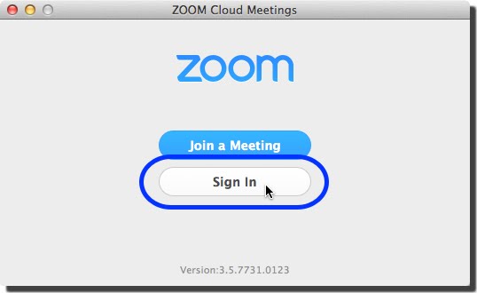 Zoom meeting for mac